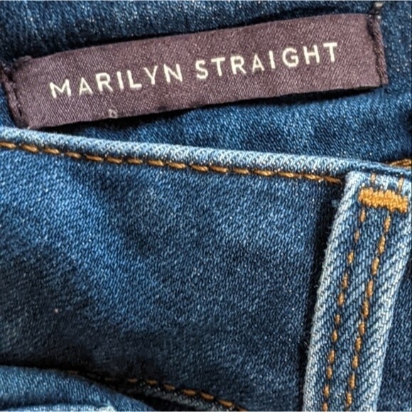 NYDJ Marilyn Straight Cooper Lift Tuck 5 pocket zip fly women's size 8 - Picture 8 of 12